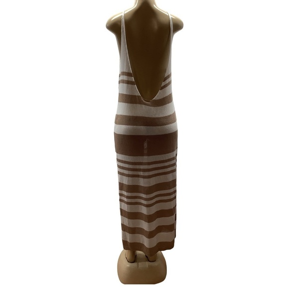 Cha Cha Striped Side Slit marked size 3X but would fit an extra large. New - Picture 4 of 10